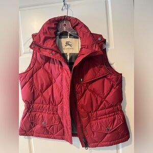 Burberry puffer vest (Rust/brick red color)